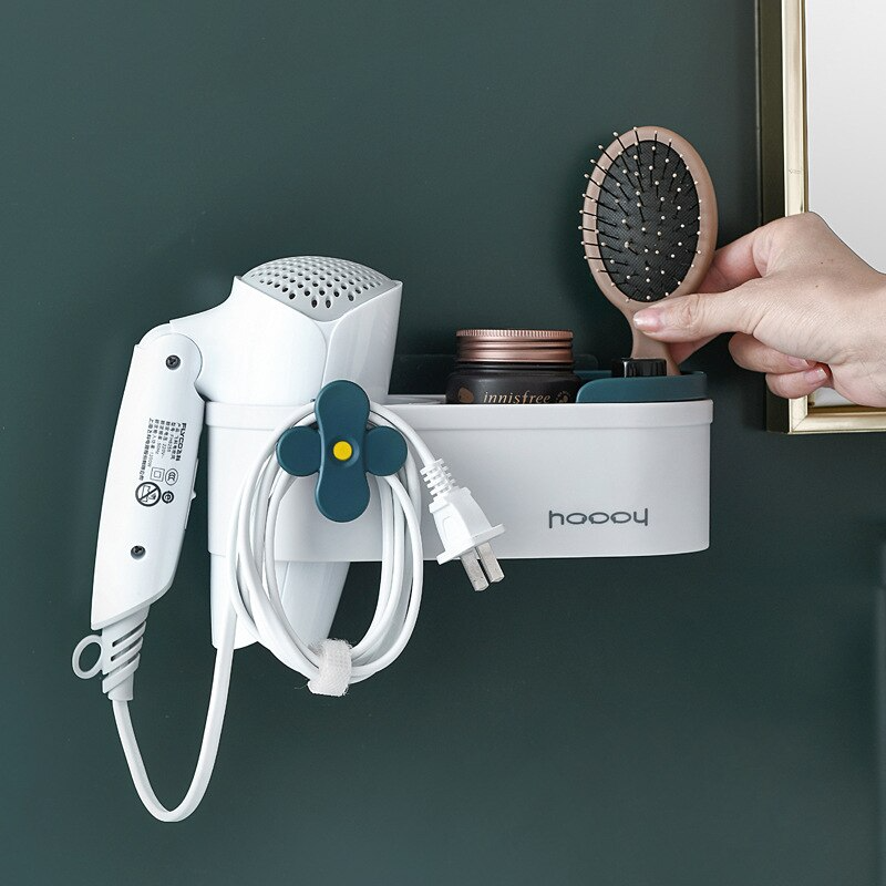Support de sèche-cheveux multifonctionnel
