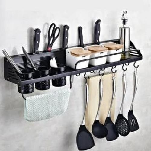 Support de rangement de cuisine en aluminium multifonctionnel