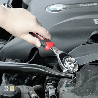 Clé à douille pratique, Rotation à 360 degrés, 52 en 1