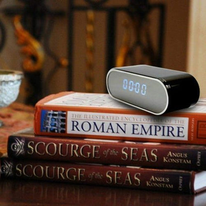 Réveil avec Caméra Espion Full HD 1080P WiFi Vision Nocturne et Détection de Mouvement