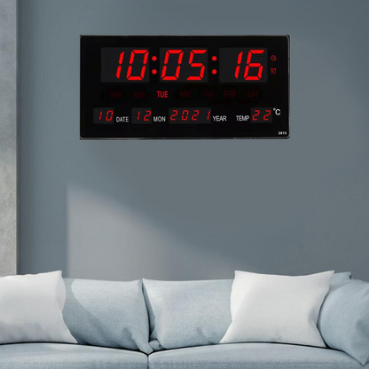 horloge calendrier LED