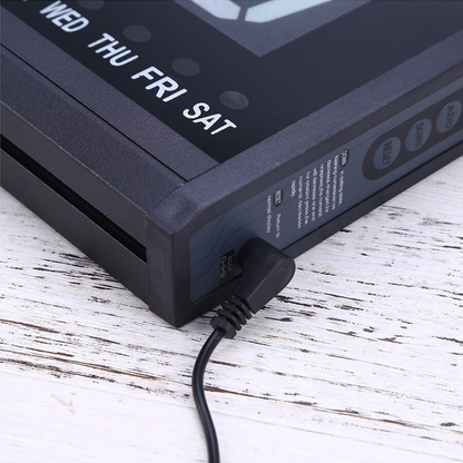 horloge calendrier LED