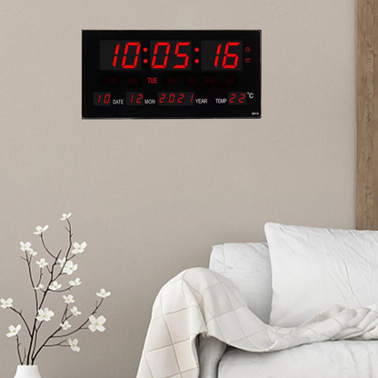 horloge calendrier LED