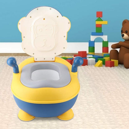 Pot de bain pour bébé singe jaune