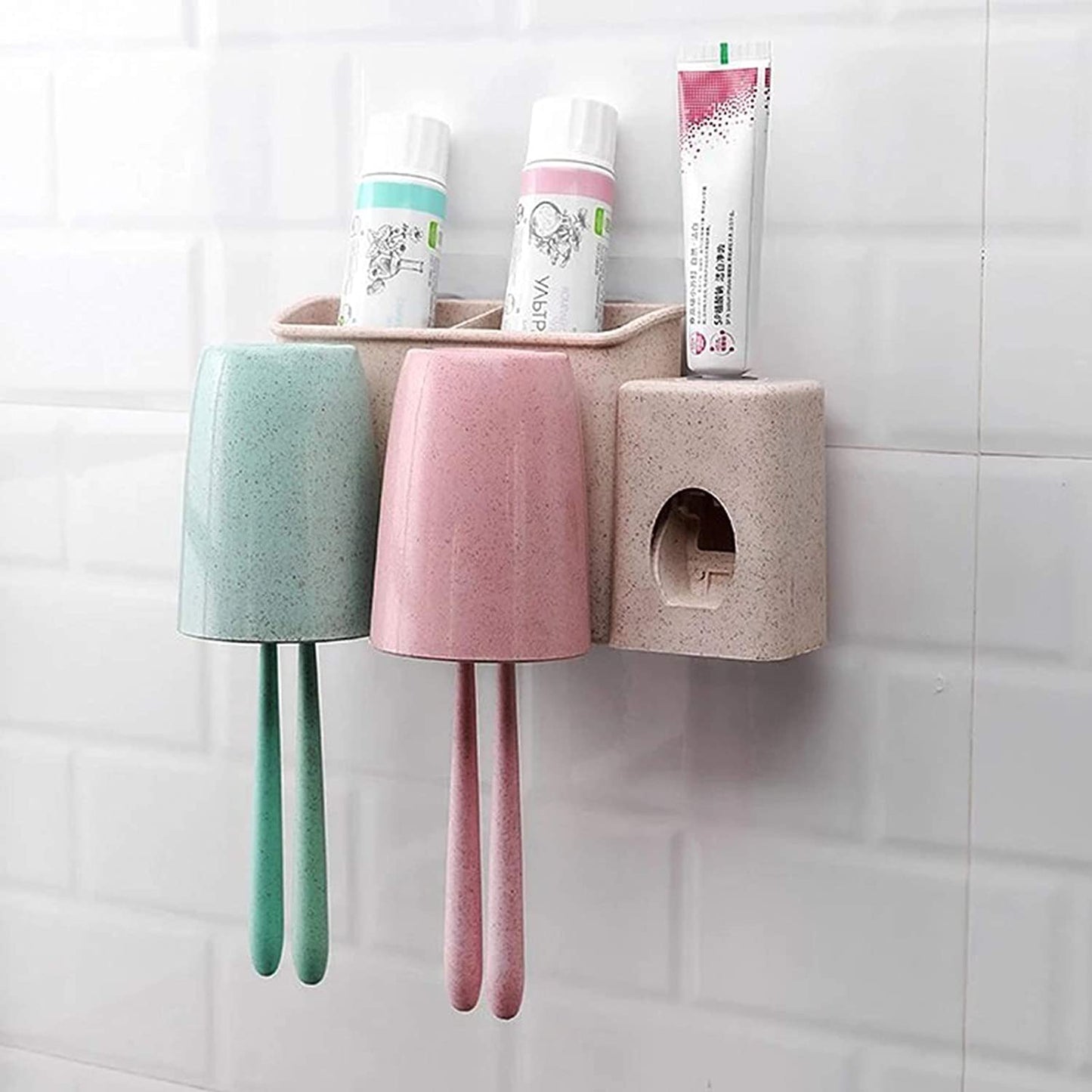 Porte-brosse à dents de rangement multifonctionnel pour les enfants et les familles