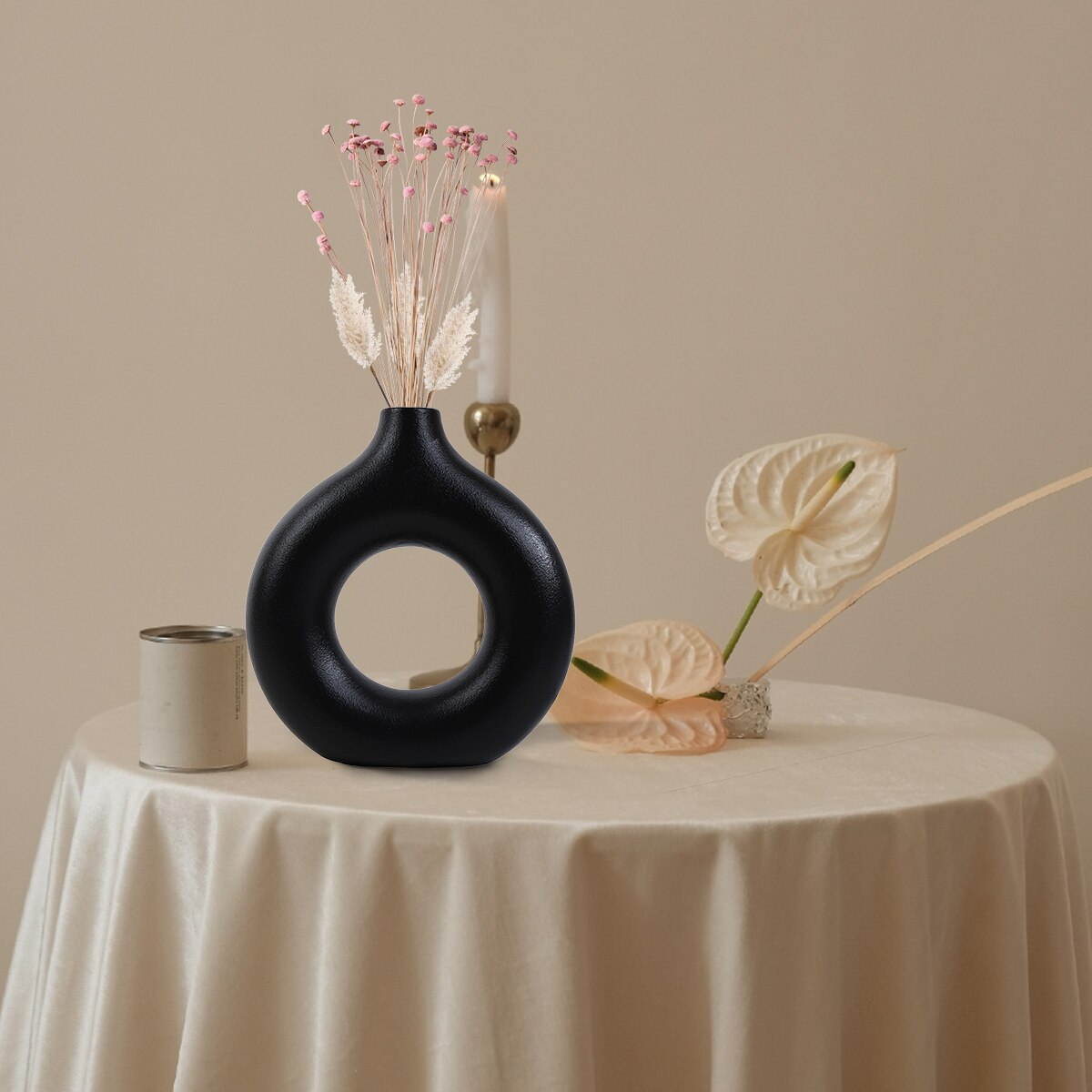 Vase à donuts en céramique