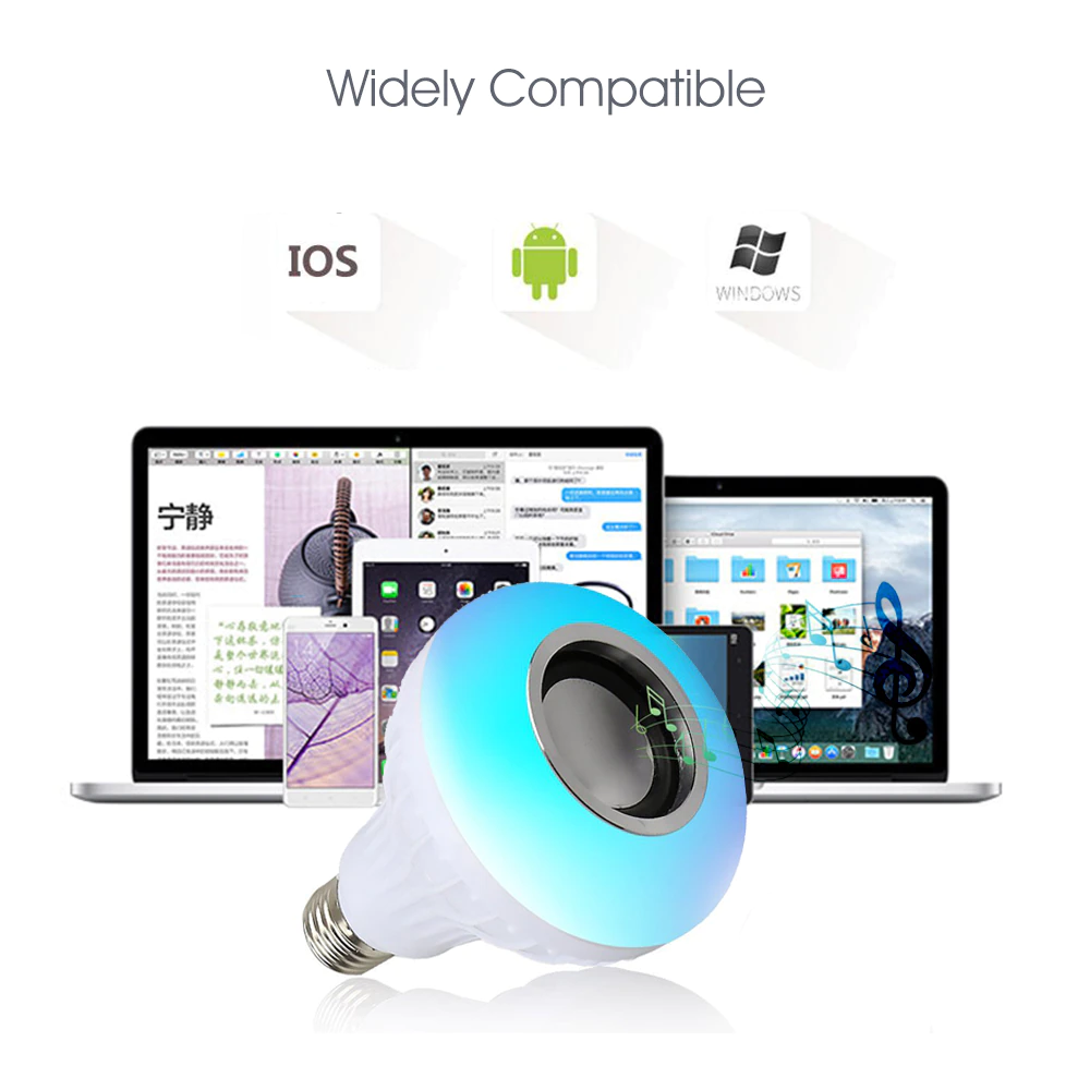 lampe et lecteur de musique