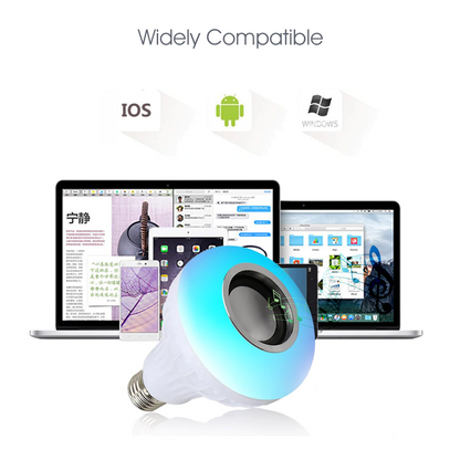 lampe et lecteur de musique