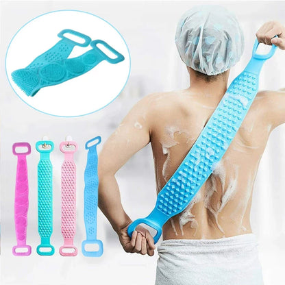 2 brosses de bain en silicone