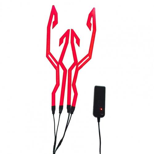 Eclairage casque moto