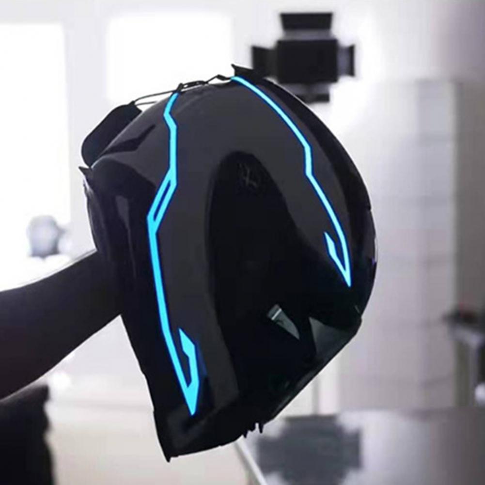 Eclairage casque moto