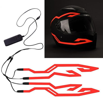 Eclairage casque moto