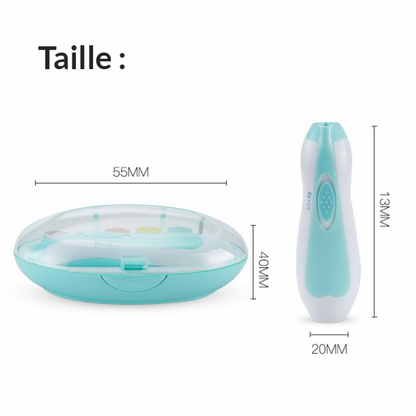 Coupe-ongles électrique multifonctionnel pour enfants et adultes